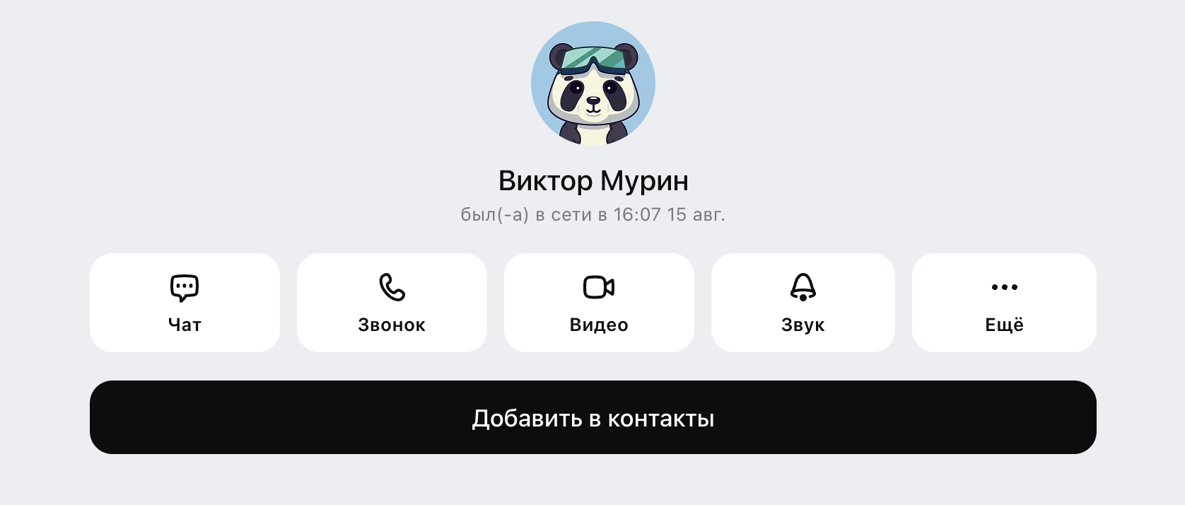 Интерфейс мессенджера MAX с функцией видеозвонка